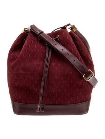 Saint Laurent Suede Shoulder Bag