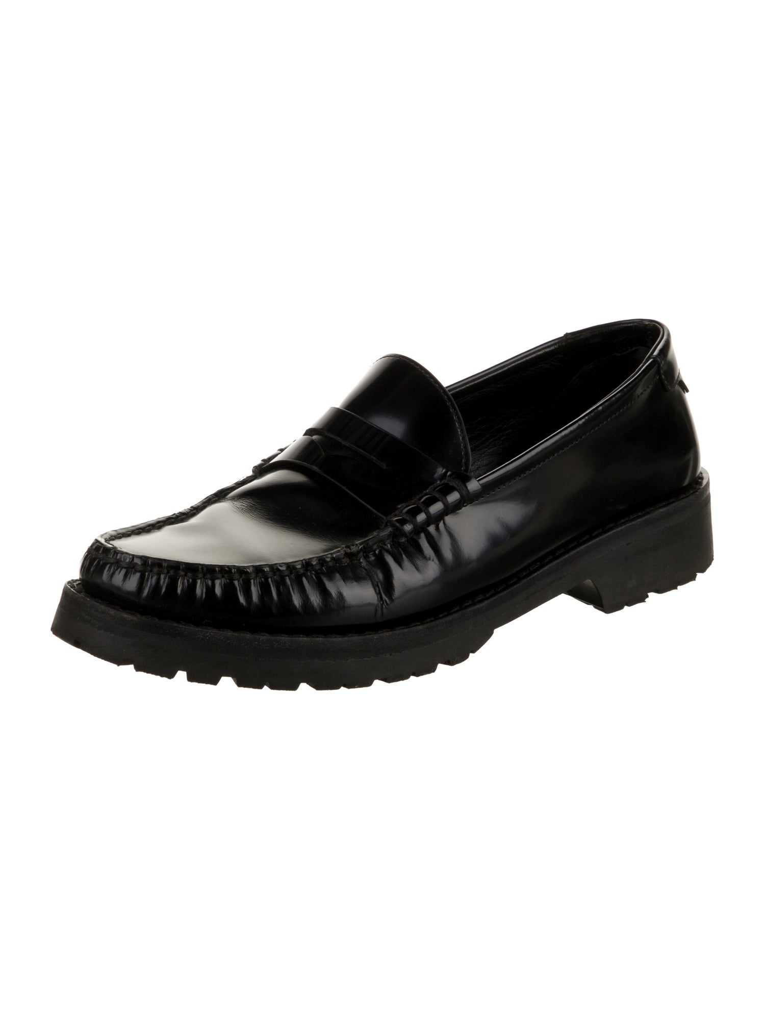 Saint Laurent Patent Leather Loafers