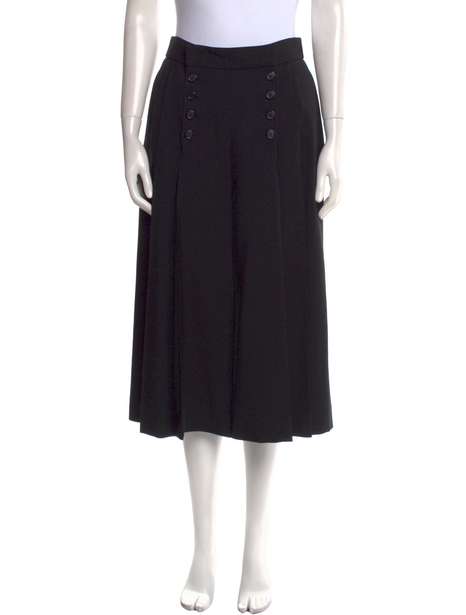 Saint Laurent Wool Wide Leg Pants w/ Tags