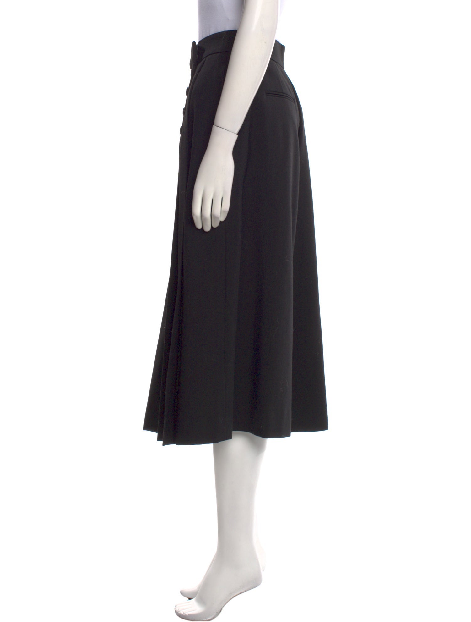 Saint Laurent Wool Wide Leg Pants w/ Tags