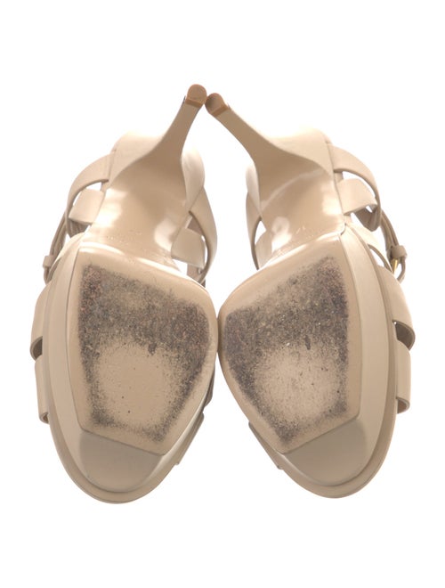 Saint Laurent Leather T-Strap Sandals