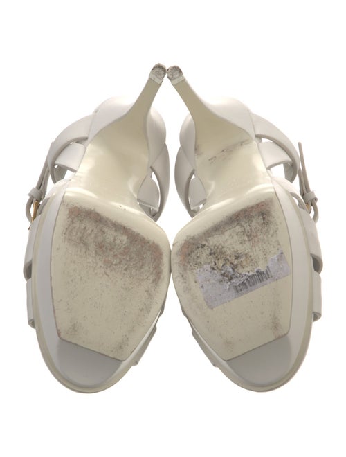 Saint Laurent Leather Slingback Sandals