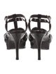 Saint Laurent Patent Leather T-Strap Sandals