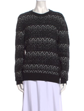 Saint Laurent Wool Printed Sweater