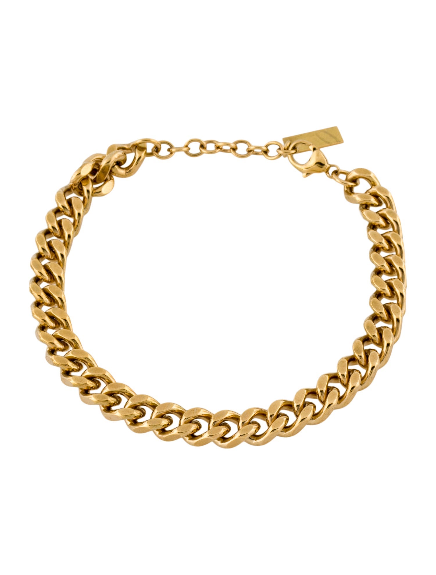 Saint Laurent Curb Chain Bracelet