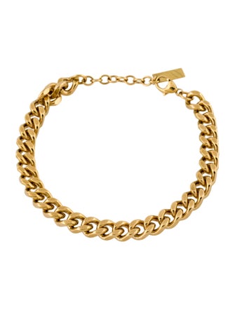 Saint Laurent Curb Chain Bracelet