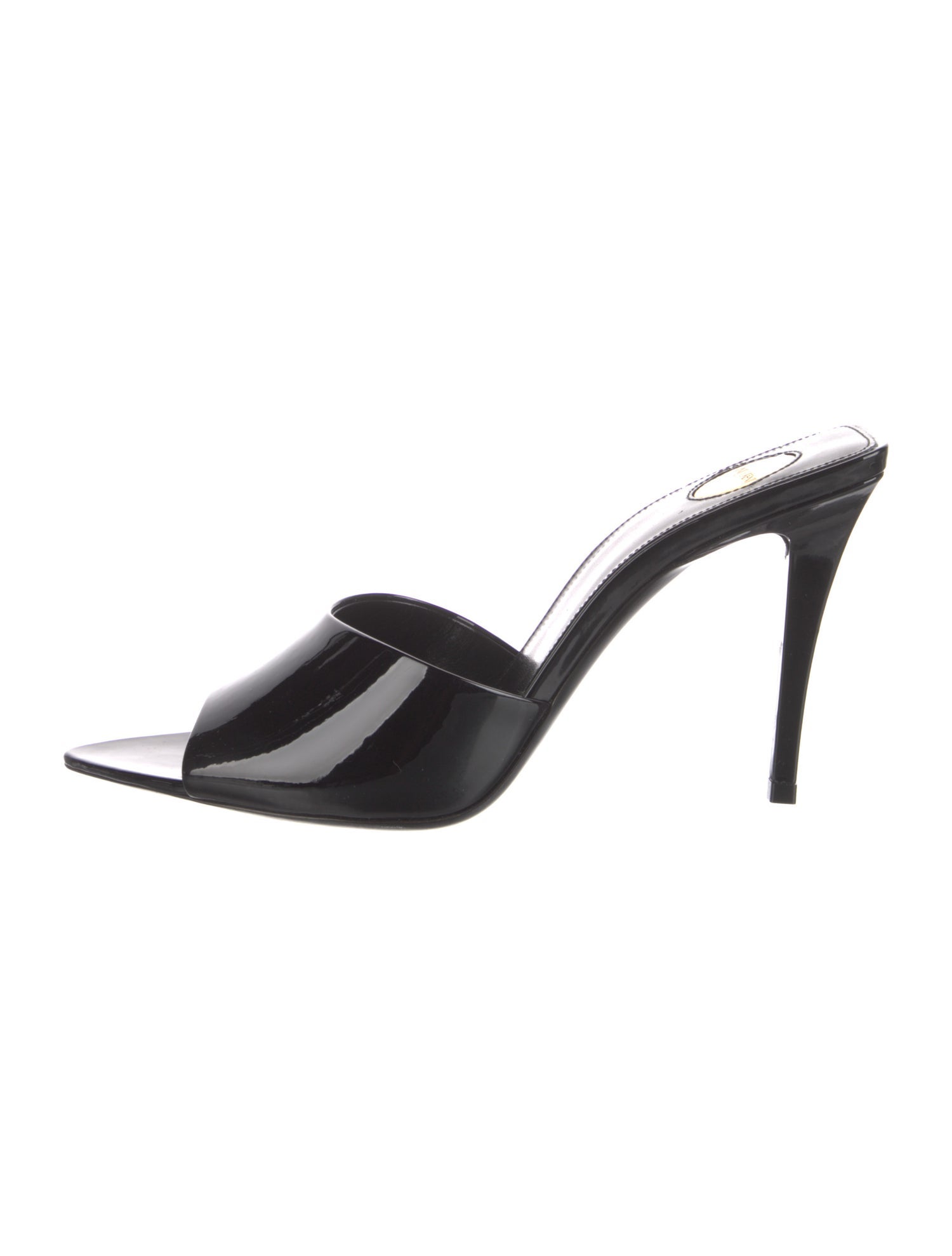 Saint Laurent Leather Slides