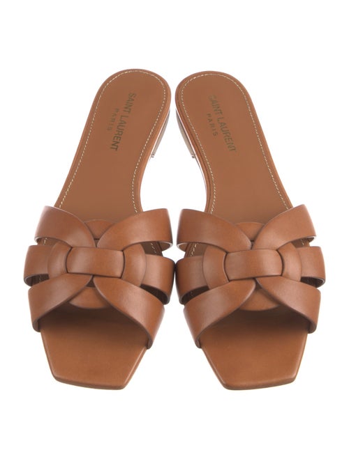 Saint Laurent Leather Slides