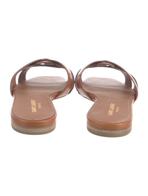 Saint Laurent Leather Slides