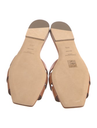 Saint Laurent Leather Slides