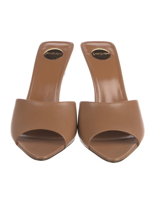 Saint Laurent Leather Slides