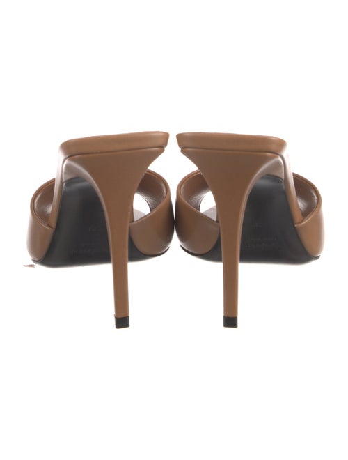 Saint Laurent Leather Slides