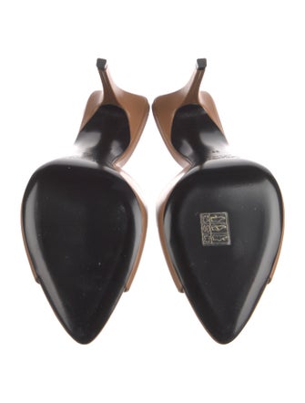 Saint Laurent Leather Slides