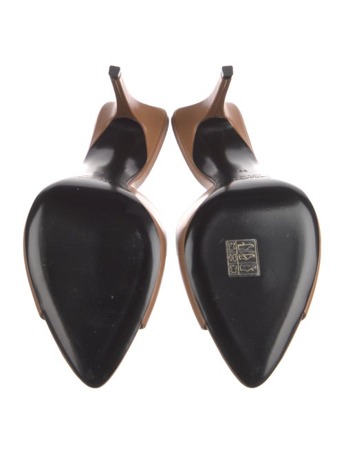 Saint Laurent Leather Slides