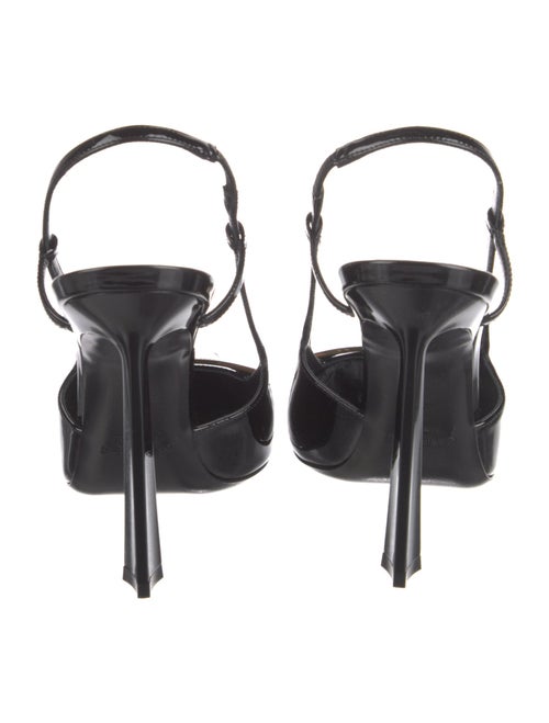 Saint Laurent Patent Leather Slingback Pumps