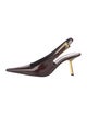 Saint Laurent Patent Leather Slingback Pumps