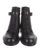 Saint Laurent Leather Lace-Up Boots