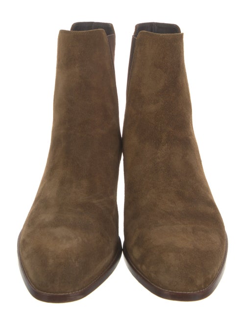 Saint Laurent Suede Chelsea Boots