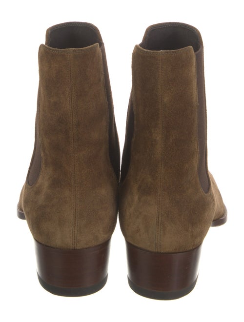 Saint Laurent Suede Chelsea Boots