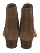 Saint Laurent Suede Chelsea Boots