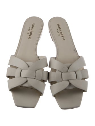 Saint Laurent Leather Slides