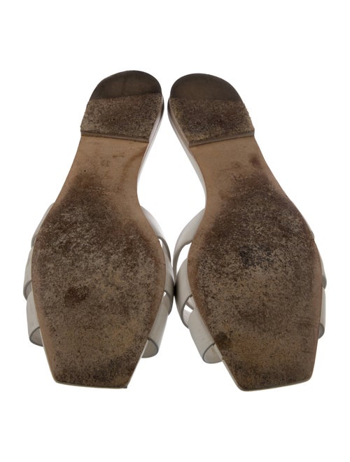 Saint Laurent Leather Slides