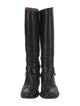 Saint Laurent Leather Riding Boots