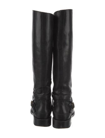 Saint Laurent Leather Riding Boots