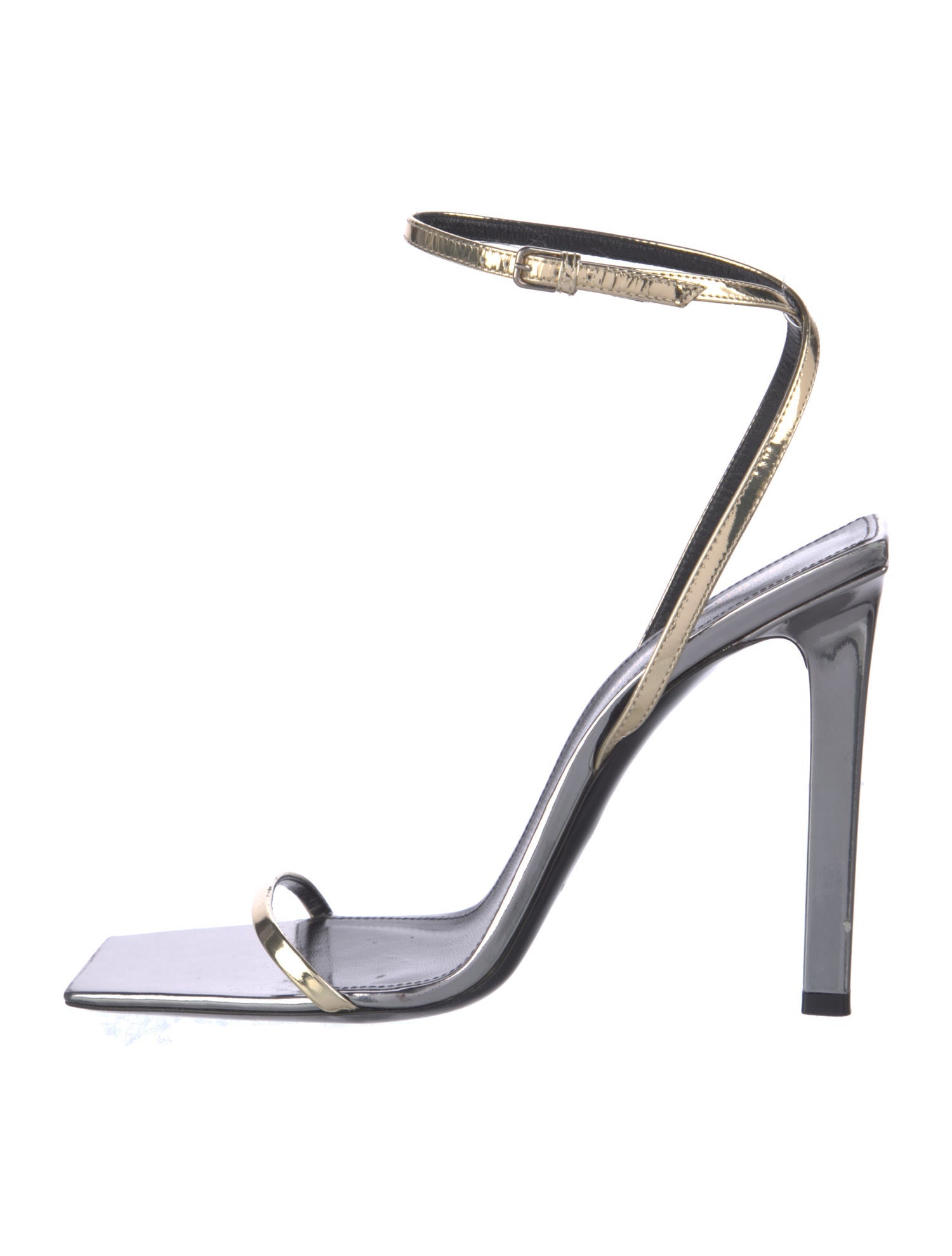 Saint Laurent Patent Leather Sandals