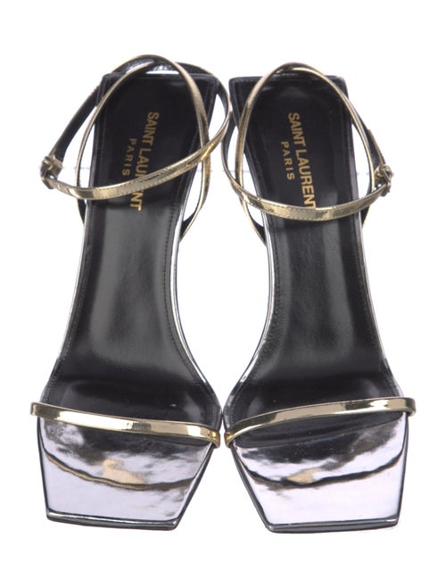 Saint Laurent Patent Leather Sandals