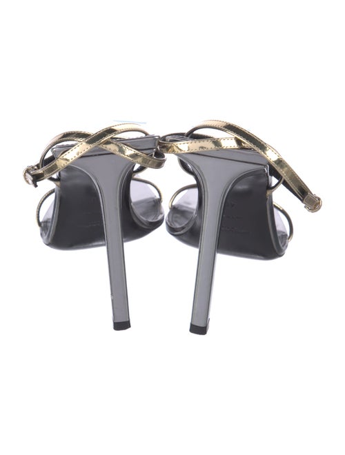 Saint Laurent Patent Leather Sandals