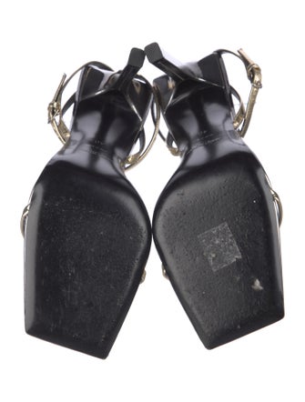 Saint Laurent Patent Leather Sandals
