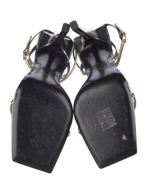 Saint Laurent Patent Leather Sandals