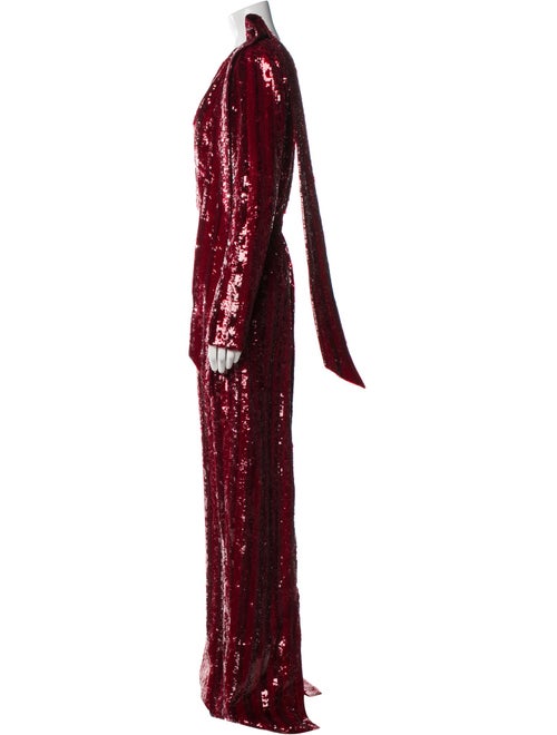 Saint Laurent Silk Long Dress