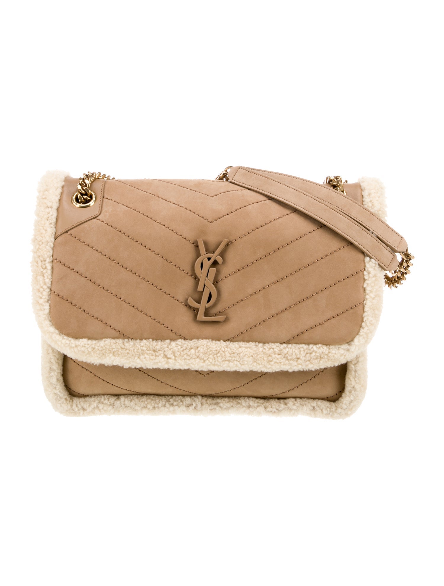 Saint Laurent Suede Niki w/ Tags