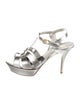 Saint Laurent Leather T-Strap Pumps