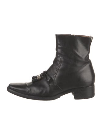 Yves Saint Laurent Rive Gauche Leather Boots