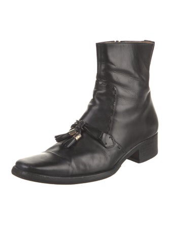 Yves Saint Laurent Rive Gauche Leather Boots