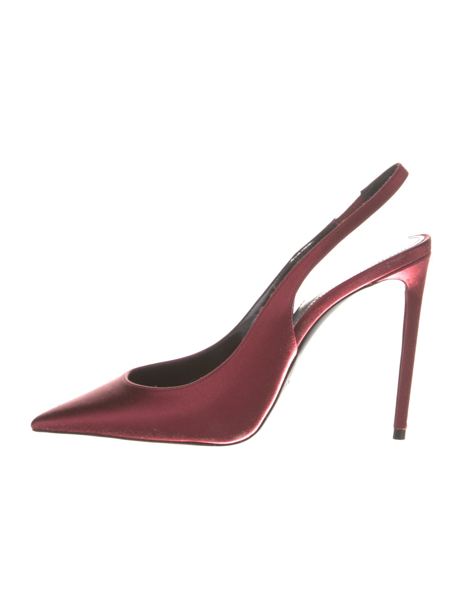 Saint Laurent Satin Slingback Pumps