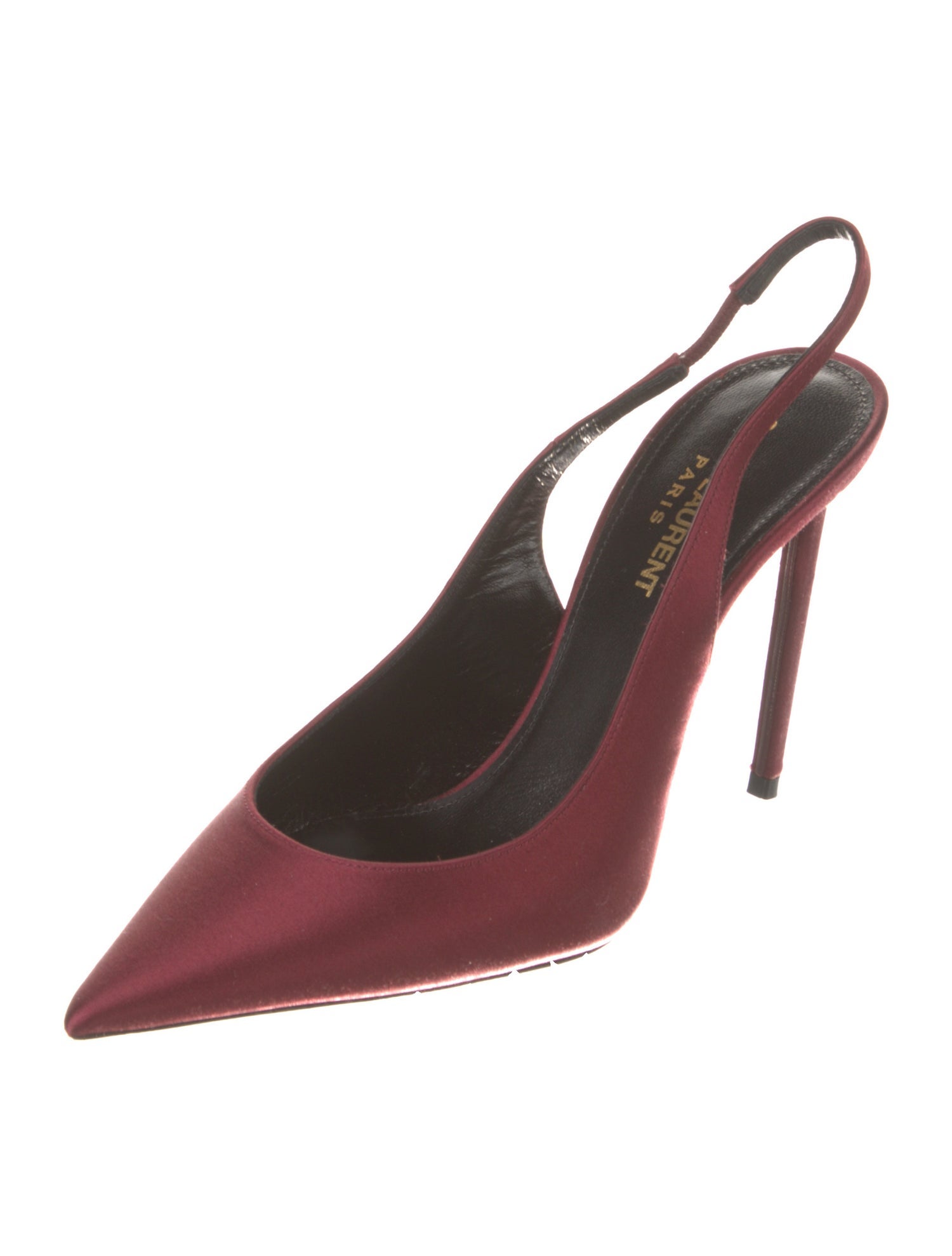 Saint Laurent Satin Slingback Pumps
