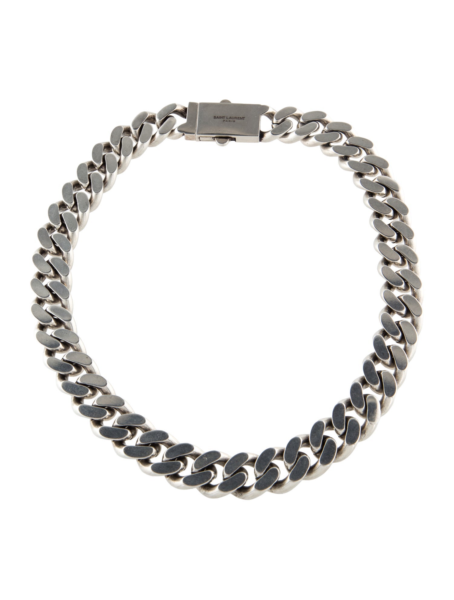 Saint Laurent Curb Chain Necklace