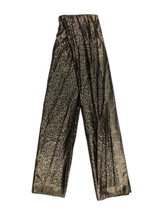 Saint Laurent Wool Striped Scarf