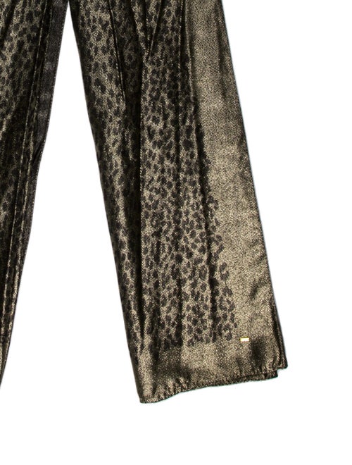 Saint Laurent Wool Striped Scarf