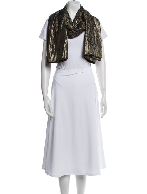 Saint Laurent Wool Striped Scarf