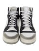 Saint Laurent Leather Colorblock Pattern Sneakers