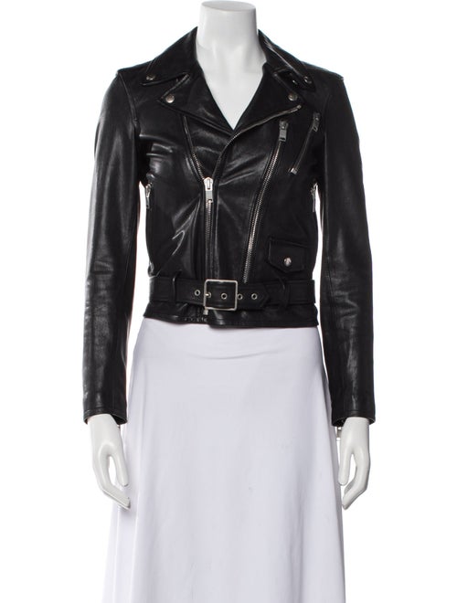 Saint Laurent 2013 Lamb Leather Biker Jacket