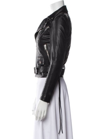 Saint Laurent 2013 Lamb Leather Biker Jacket