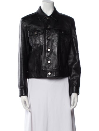 Saint Laurent 2018 Lamb Leather Biker Jacket