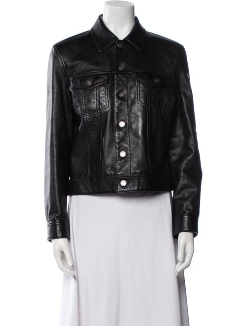 Saint Laurent 2018 Lamb Leather Biker Jacket