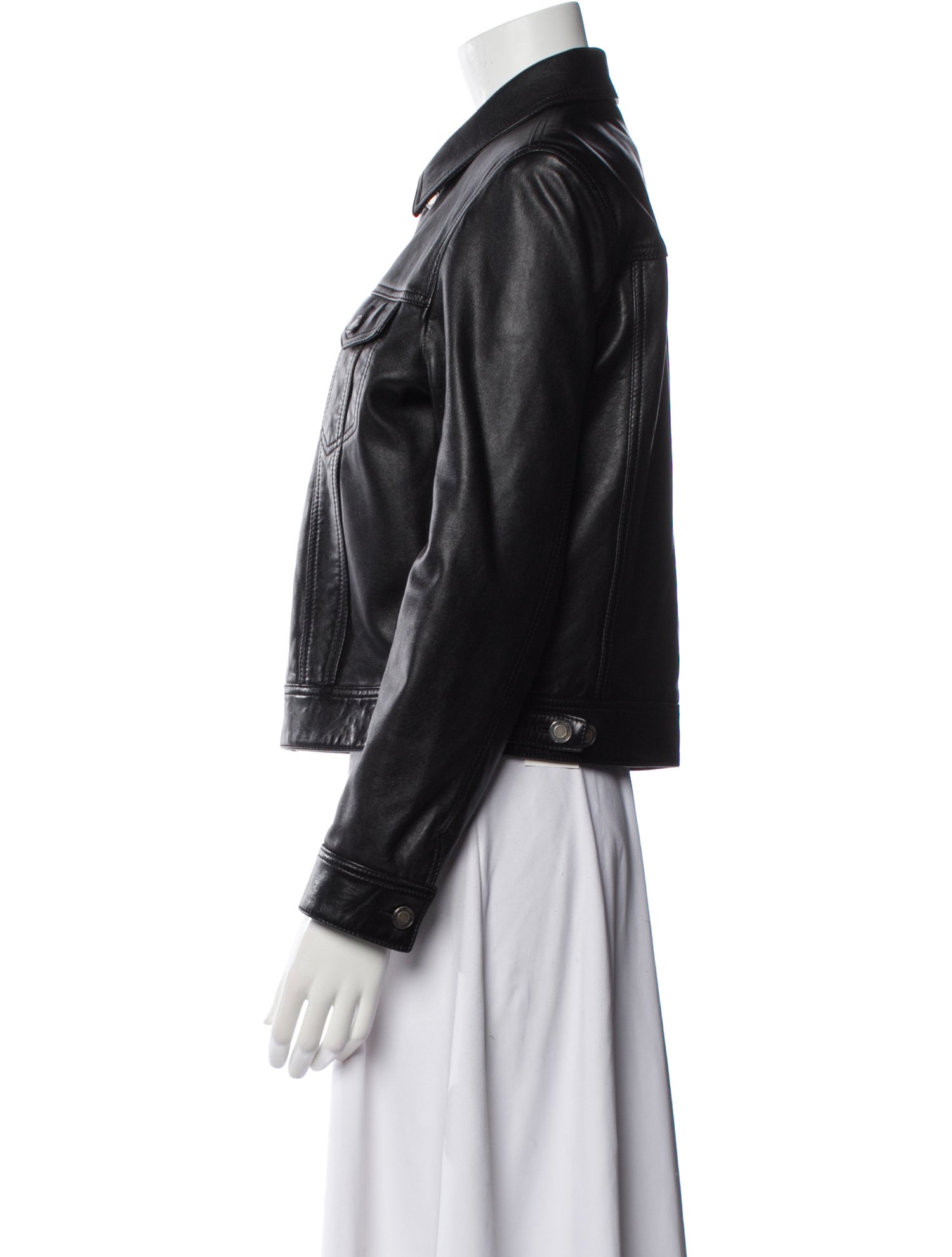 Saint Laurent 2018 Lamb Leather Biker Jacket